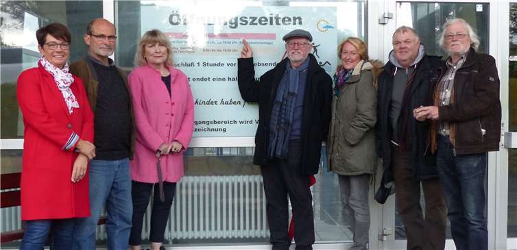 V.l.: Sabine Glaser, Michael Uhrmacher, Christine Wießmann, Hans Metternich, Beate Reich, Jürgen Blüher und Rolf Plewa.Foto: privat