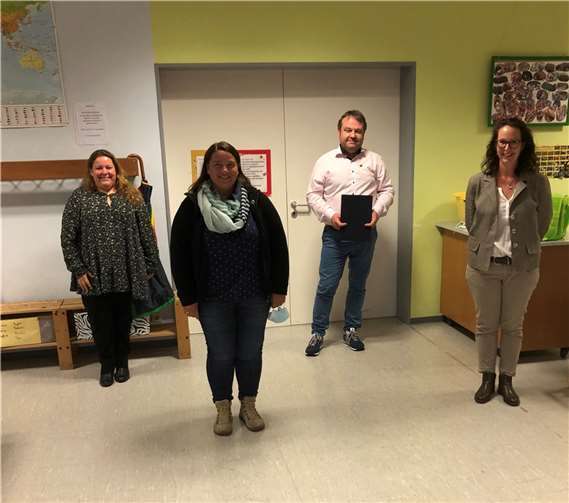 V.l.: Sabrina Müller, Claudie Gries, Michael Siebertz und Melanie Olbermann. Foto: privat