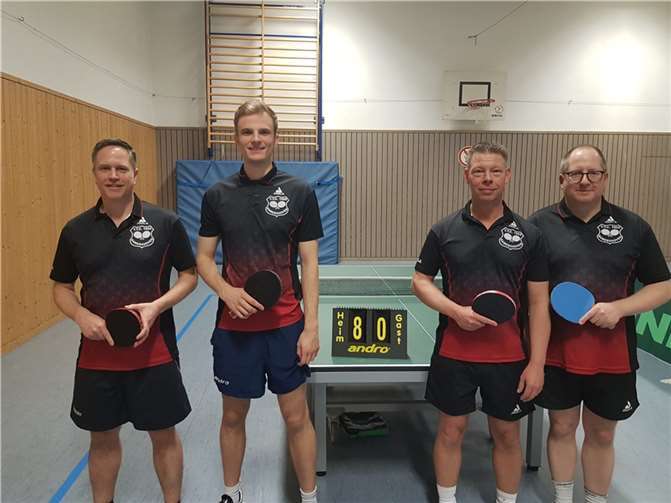 V.l.: Sascha Ulrich, Christopher Karos, Jörg Makowski und Achim Fuhs.