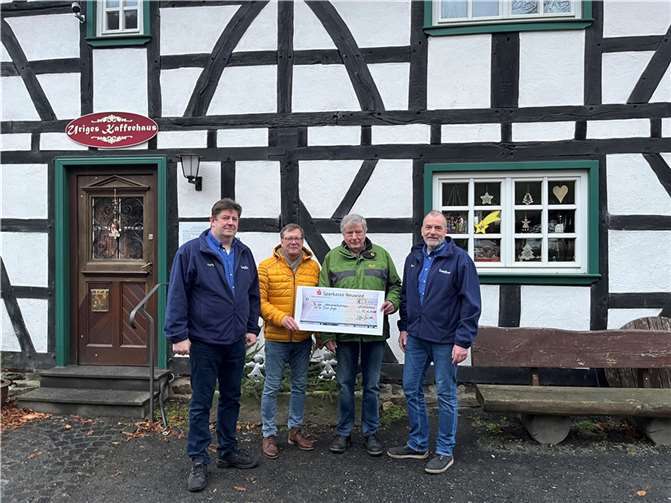 V.l.: Stefan Girnstein, Martin Lerbs, Klaus-Peter Paffhausen, Guido Eulenbach. Foto: Pierre Fischer