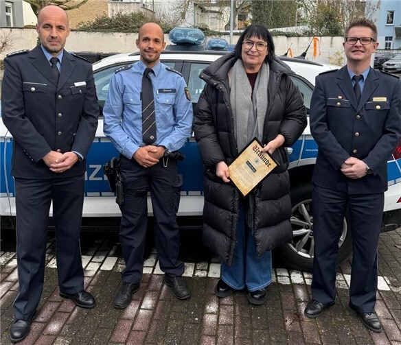 V.l.: Stellv. Leitung Herr Lanio, Schichtleiter Herr Zender, Anette Moesta MdL und Leitung Martin Hoch. Foto: privat