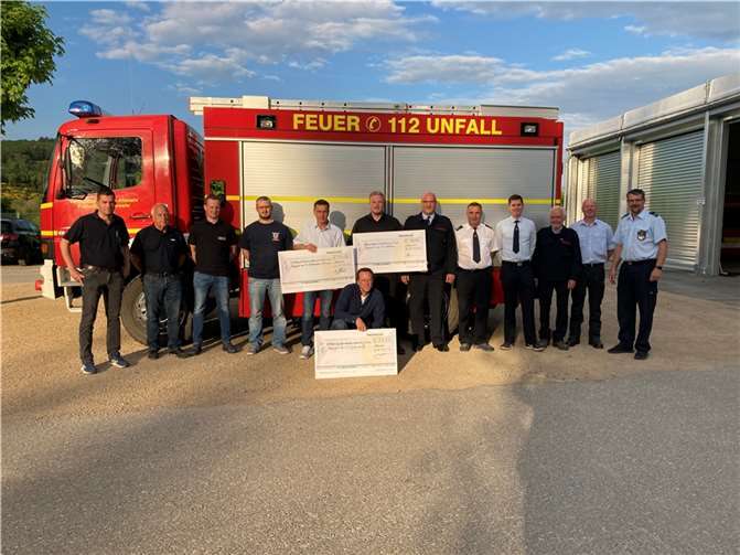 V.l.: Stephan Knieps, Dieter Sebastian, Carsten Retterath, Daniel Schopp, Harald Gerhard, Markus Meurer, Sebastian Breidbach, Dirk Schmitt, Karl-Heinz Schäfer, Florian Schreier, Rudolf Schneider, Georg Damian, Alexander Krahe.  Foto: privat