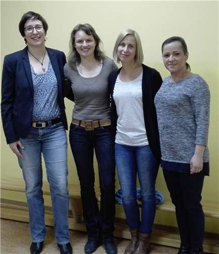 V.l.: Stephanie Heidgen, Madelaine Ioannidis, Sarah Lüdenbach und Kumrije Krasniqi. Es fehlt: Marlies Dühr.privat