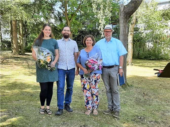 V.l.: Stephanie Weber, Paul Weber, Beate Koopmann, Joachim Koopmann.  Foto: privat