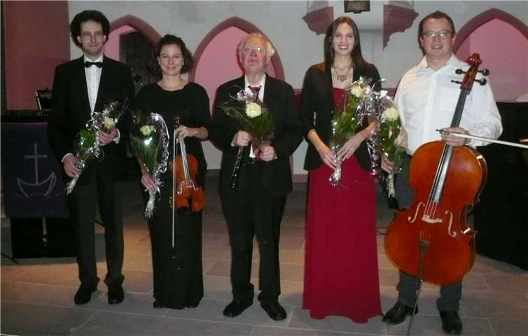 V.l.: Thomas Schwarz, Stephanie Lichtmeß, Klaus Büschler, Julie Grutzka und Vilhjalmur Sigridarson.privat