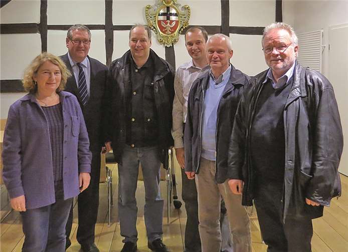 V.l. Ursula Koll, Peter Diewald, Sven Rogatschew, Jörn Kampmann, Gerhard Lügger und Werner Jahr. privat