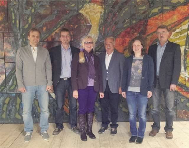 V.l.: Uwe Britz, Marin Dröll, Anne Becker, Klaus Ginter, Dagmar Galla und Michael Weinbach.privat