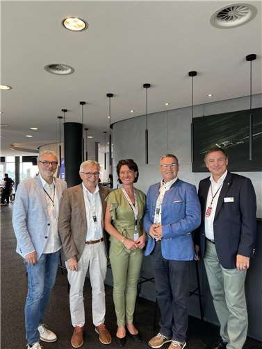 V.l.: Verheul, Dr. Manns, MdL Schneider, MdL Gies, Prof. Dr. König. Foto: privat