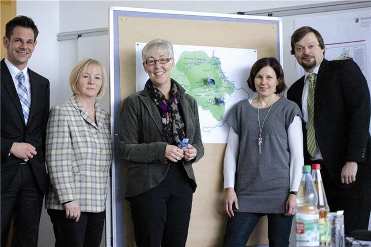 V.l.: Volker Pressel, Anka Mosch, Pia Wasem, Melanie Jonas und Frank Burchhardt.privat