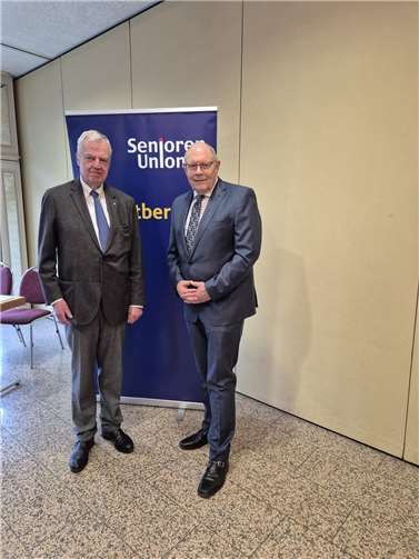 V.l.: Volker Schlegel, Botschafter a.D. und Dr. Dieter Braun. Foto: privat