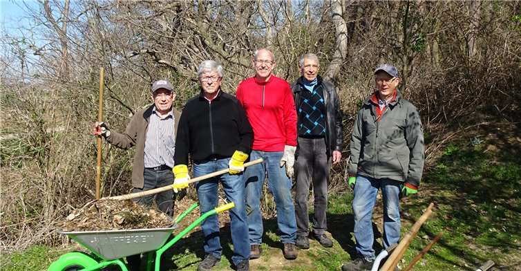 V.l. Werner Volkmer, Bernhard Krämer, Wolfgang Husch, Dieter Drerup und Matthias Schmitz.Foto: privat