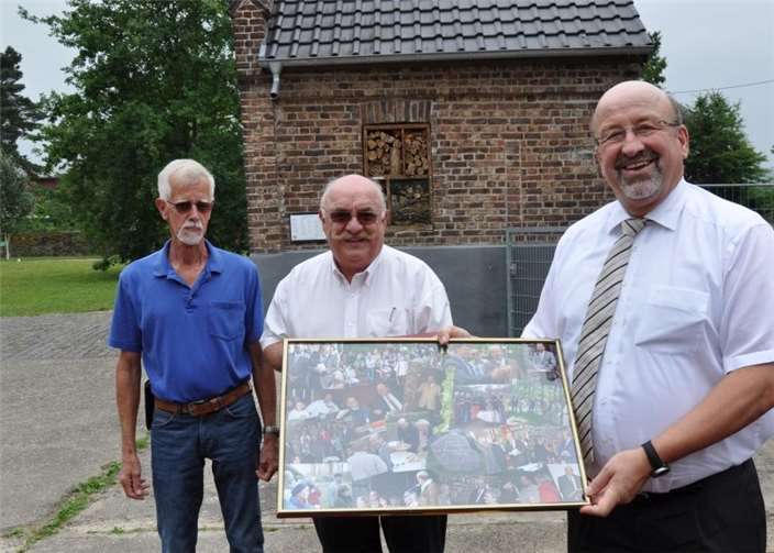 V.l. Wolfgang Dahl, Martin Tillmann und Herbert Georgi.Bernhard Exner