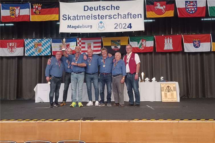 V.l.-r.: Vietz, Klein, Haufe, Seelbach, Fritsch, Reif, Griebling.Foto: privat