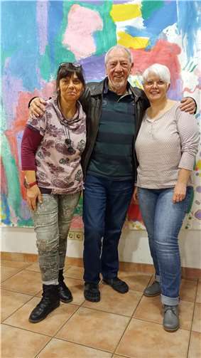 V.li. 1. Vorsitzende: Rita Junglas, ehemaliger 2. Vorsitzender: Albert Bröhling und die neue 2. Vorsitzende: Yvonne Schnelle. Foto: privat