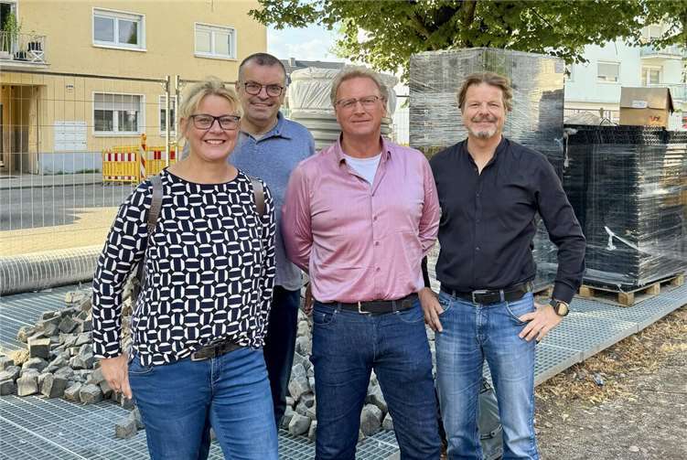 V.li. Anke Holl, Toni Bündgen, Rainer Kronenberg, Christoph Kretschmer. Foto: Ahmad Jamalaldeen Dallal