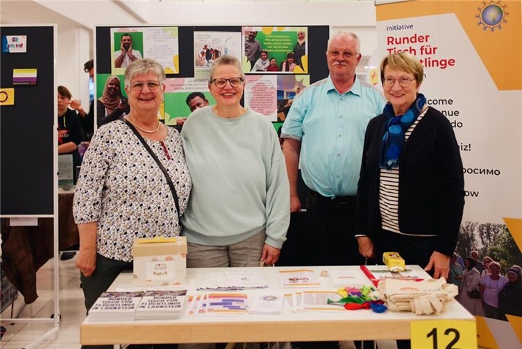 V.li. Bärbel Scheele, Jutta Niel (Grüne),Uwe Achamer, Ellen Halbroth. Foto: Annemarie Imgrund