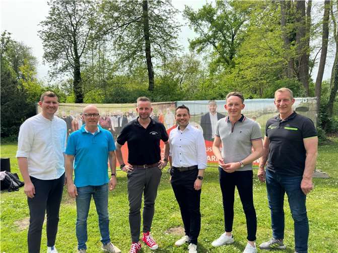 V.li. Benjamin Kastner, Dirk Meid, Marko Boos, David Langner, Marc Ruland und Max Mumm.  Foto: Torsten Tietze