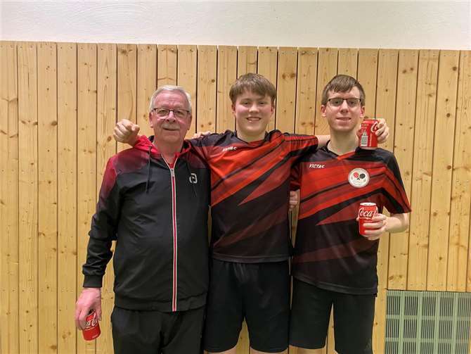 V.li. Berthold Kraus, Sebastian Polch und Lukas de Hesselle. Foto: CfT Sinzig