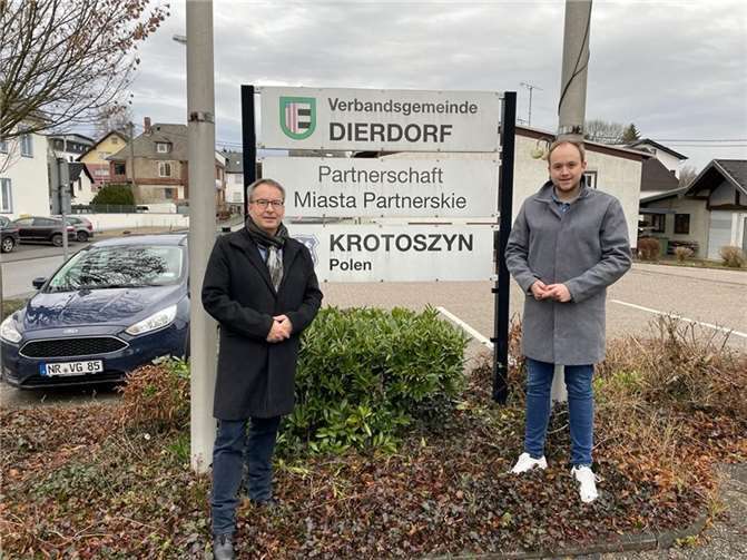 V.li. Bürgermeisterkandidat Hans-Dieter Spohr und der JU-Kreisvorsitzende Pierre Fischer.Foto: privat