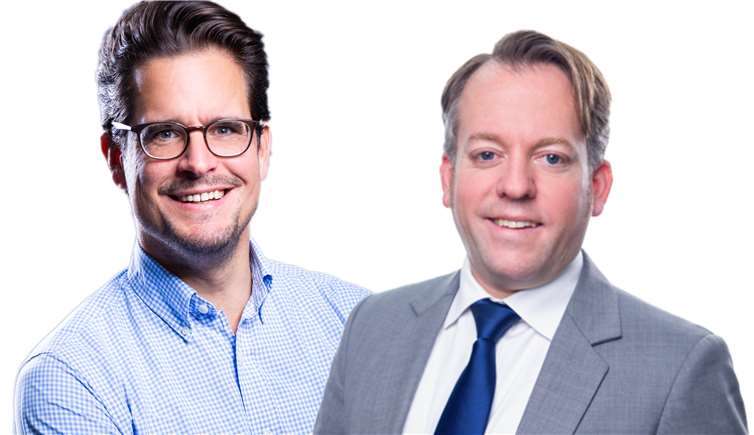 V.li. Christian Altmaier und Stephan Wefelscheid.Quelle: Freie Wähler Koblenz