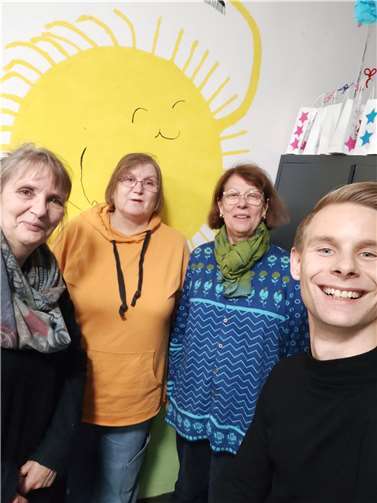V.li. Christine Reeka, Annette Hartung, Anna-Brigitte Haars und Manuel Hein. Quelle: Grüne Koblenz