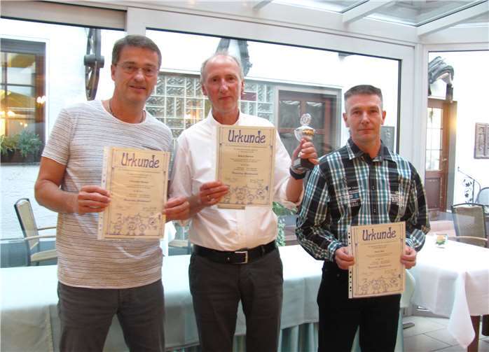 V.li. Christoph Theisen, Robert Dietrich und Dieter Bois.
