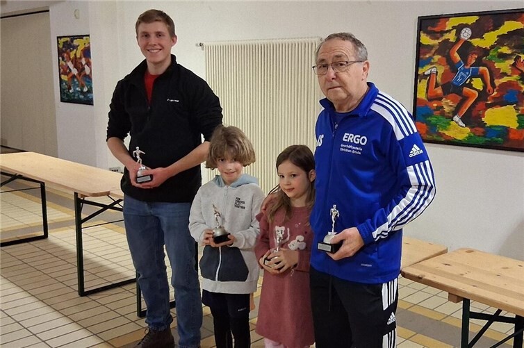 V.li. Christoph Vogt, Felix Selzer, Antonia Pantflöter, Kurt Schüller.