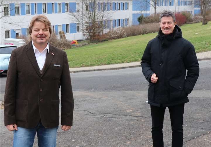 V.li. Christopher Kretschmer und Detlev Pilger. Foto: Dennis Feldmann