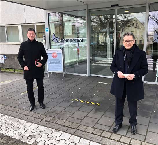 V.li. Detlev Pilger MdB und Dr. Thorsten Rudolph.Foto: privat