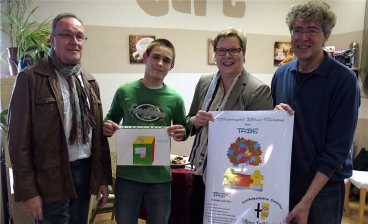 V.li. Diethard Schaefer, Bruce Rhode, Petra Kalkbrenner und Gerhard Endruschat.privat