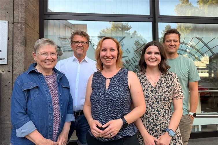 V.li. Dorothea Meinold, Carl-Bernhard von Heusinger, Alexandra Kaatz, Kim Theisen, Michael Kock.