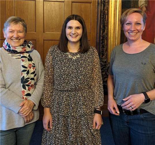 V.li. Dorothea Meinold, Kim Theisen und Alexandra Kaatz. Foto: privat
