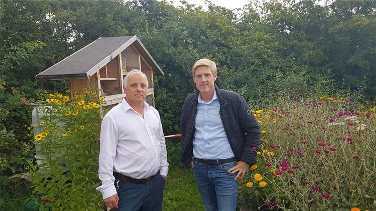 V.li. Dr. Dieter Bornschlegl und Christoph Schmitt.Foto: privat