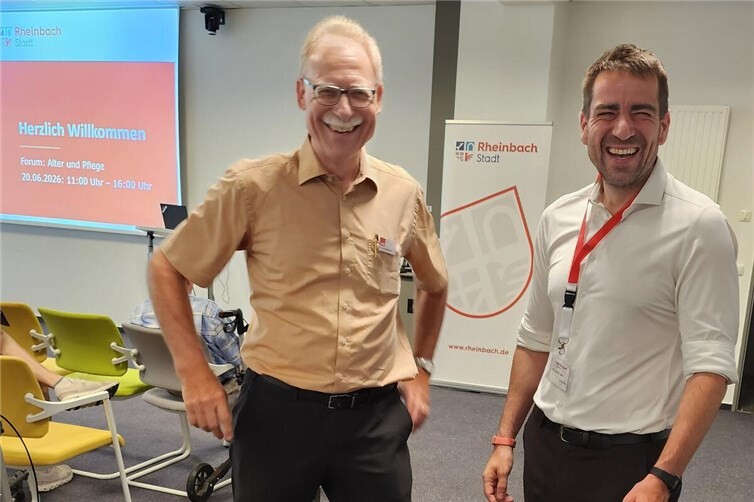 V.li. Dr. Georg Wilmers, Dr. Phiesel.
