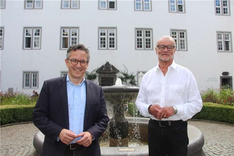 V.li. Dr. Thorsten Rudolph und Fritz Naumann.  Quelle: SPD-Stadtratsfraktion