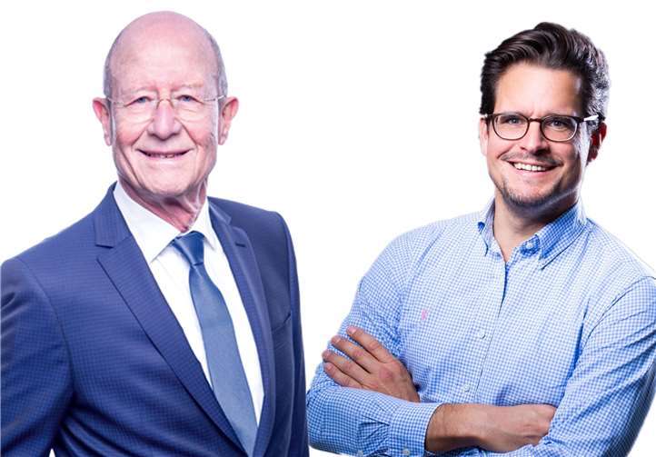 V.li. Edgar Kühlenthal und Christian Altmaier.Foto: Freie Wähler Koblenz