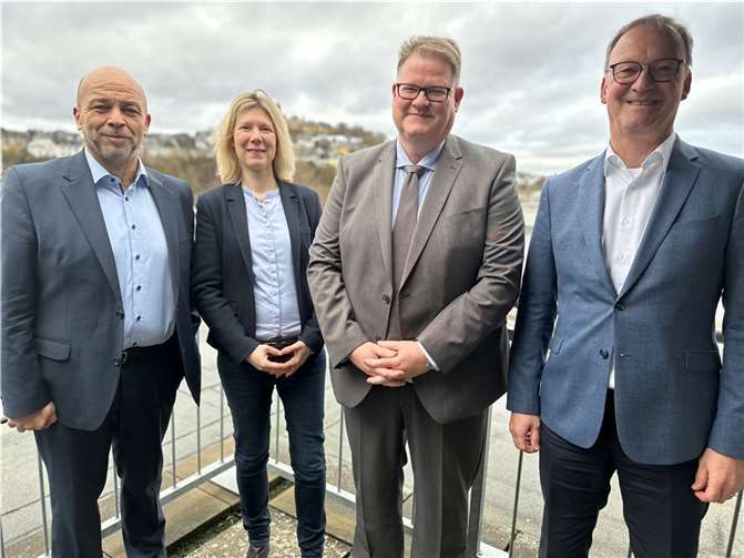 V.li. Elmar Wagner, Jenny Groß, Dieter Knopp und Ralf Seekatz. Quelle: CDU Kreisverband Rhein-Lahn