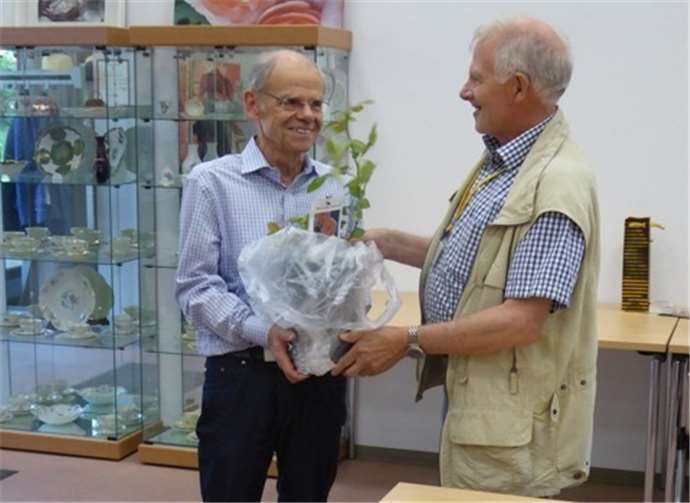 V.li. Freundeskreisleiter Bernd Hölzenbein und Hermann Kopp.