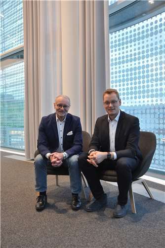 V.li. Fritz Naumann und Denny Blank. Foto: privat