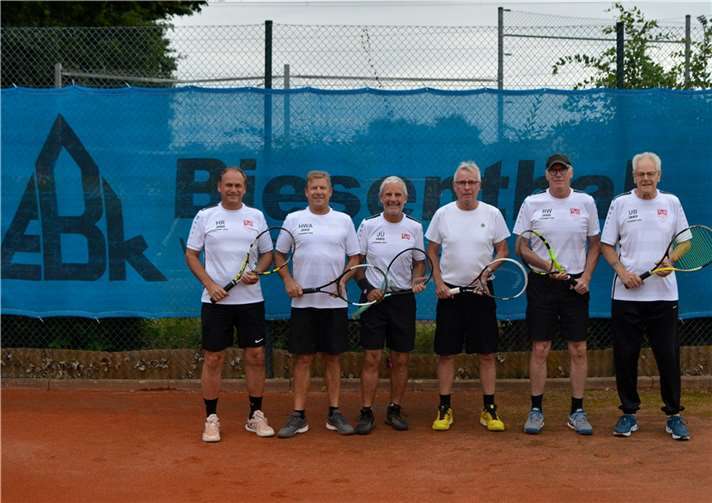V.li. H. Rünz, H.W. Ackermann, J. Koch, W. Biesenthal, R. Weber und U. Brakemeier.  Foto: privat