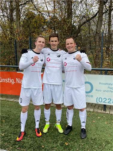 V.li. Henrik, Marco und René Heinevetter.Foto: privat