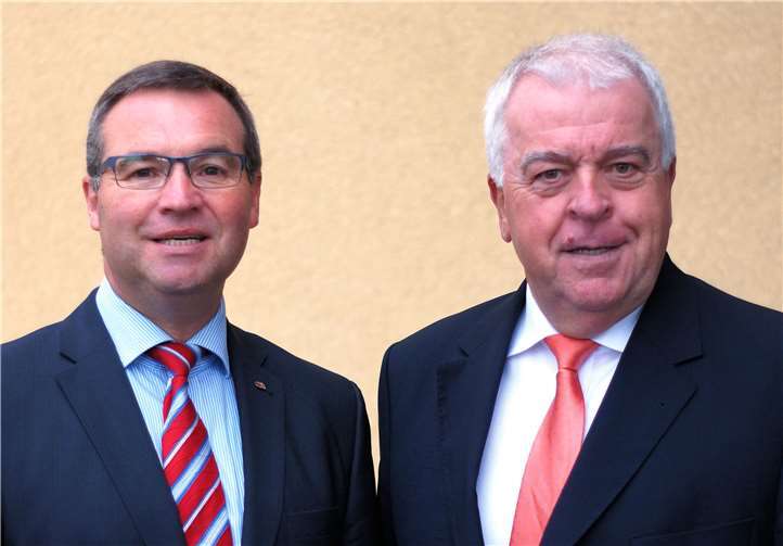 V.li. Horst Gies und Guido Ernst.Quelle: Büro von Horst Gies und Guido Ernst