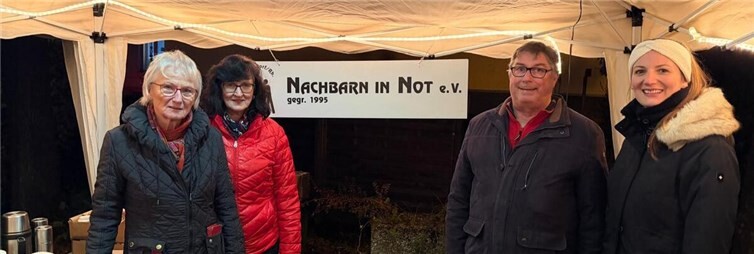 V.li. Inka Reuther (2. Vorsitzende), Brigitte Honnef (Pressewartin), Josef Honnef (Geschäftsführer), Eva Birrenbach (Mitglied). Foto: Nicole Honnef