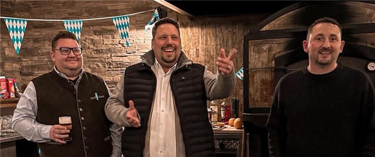 V.li. Jannik Bersch (Vorstand Programm), Andreas Birtel (2.Vorsitzender) und Benjamin Kadenbach (1. Vorsitzender). Foto: Eric Becker