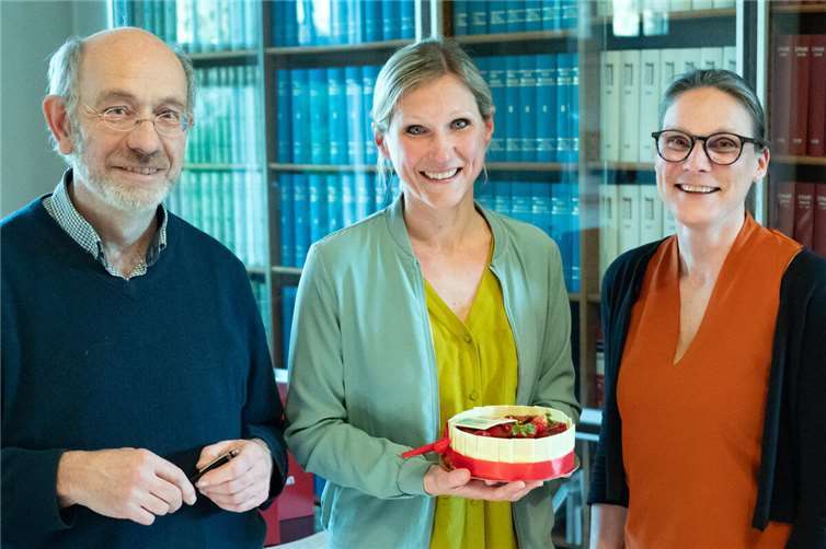V.li. Joachim Deboeser, Corinna Gerhards, Alexandra Künster.