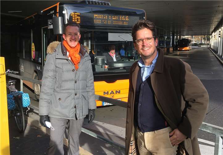 V.li. Joachim Streit und Christian Altmaier.Quelle: Freie Wähler Koblenz