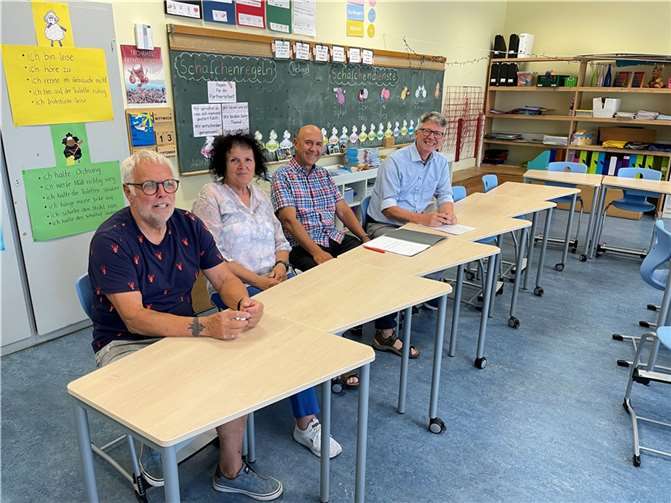 V.li. Johannes Weiler, Marion Höfer, Thomas Rauch und Norbert Bahl.  Foto: Ivo Wimmelbücker