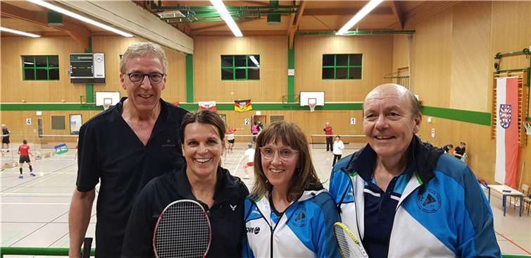 V.li. Jürgen Becker, Tanja Gayk, Bärbel Ecker-Rust und Hans Rhein. Foto: privat