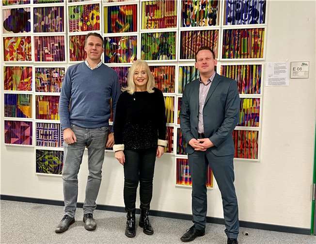 V.li. Jürgen Karbach, Dr. Margit Theis-Scholz und Bastian taudt. Foto: Stadtverwaltung Koblenz