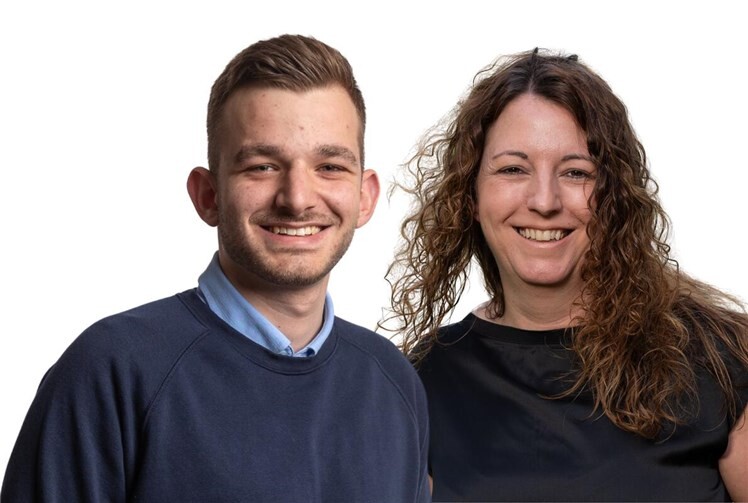 V.li. Julius Knieps, stellv. Fraktionsvorsitzender; Ute Gabriel, Fraktionsvorsitzende. Foto: Christian Lipowski